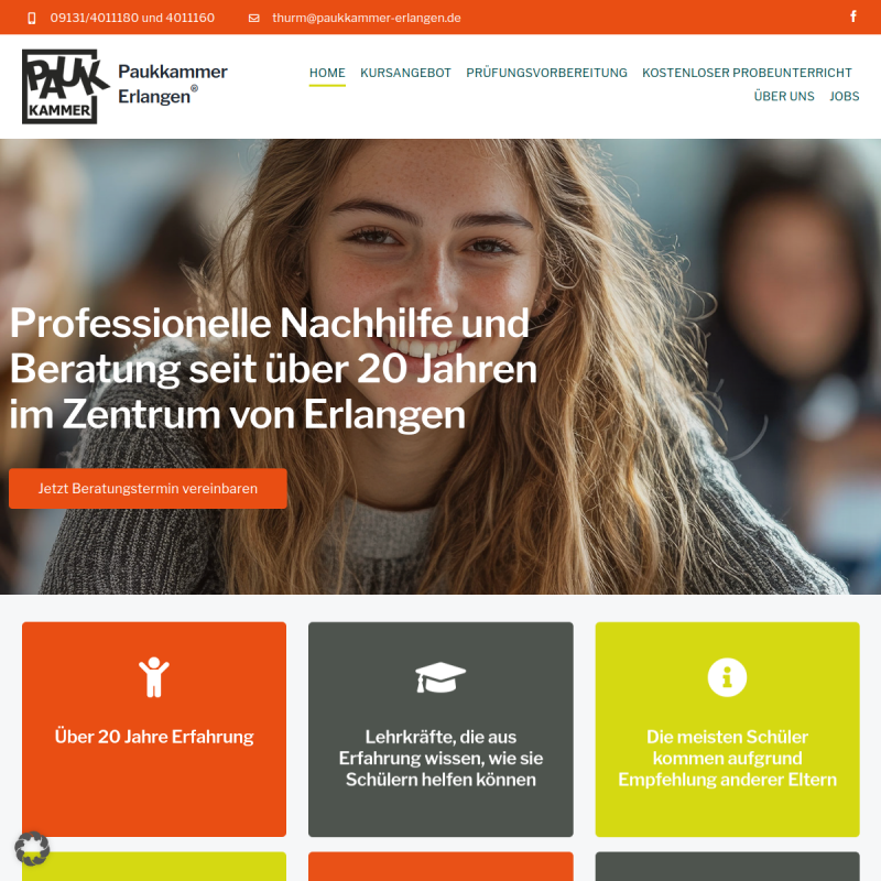 Nachhilfeinstitut in Erlangen